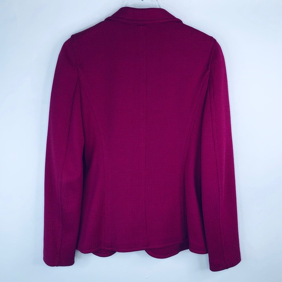Armani Collezioni Raspberry Knit Blazer - Picture 2 of 5